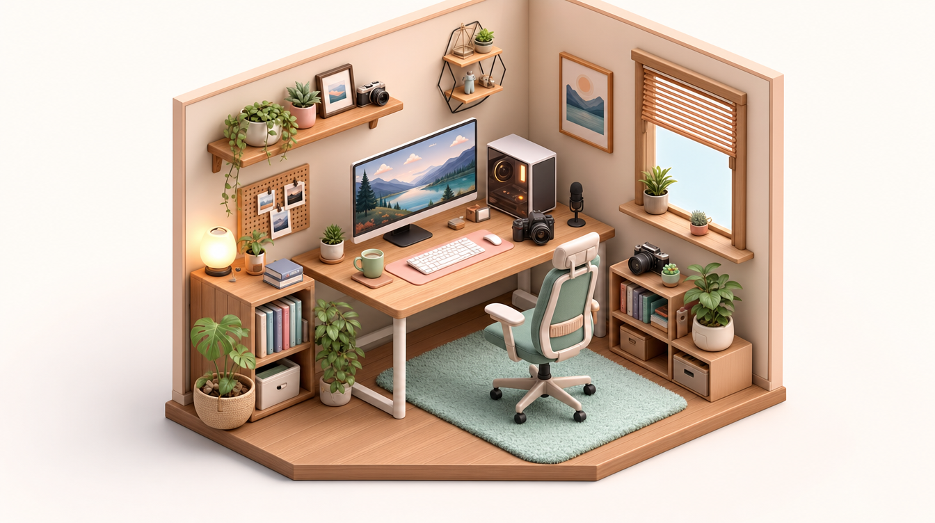 アイソメトリック3D図解をAIで作る