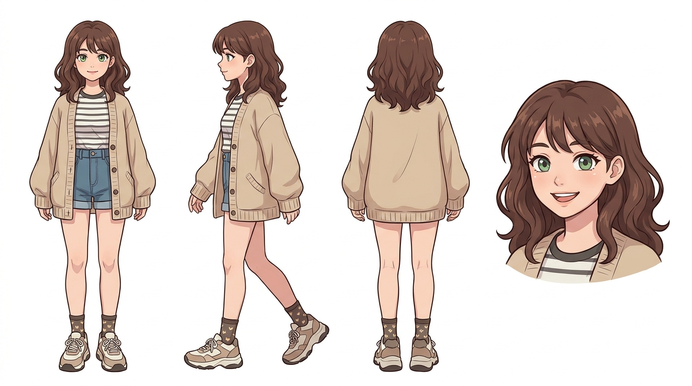 【応用実践】画像設計：キャラクターシートを作成する